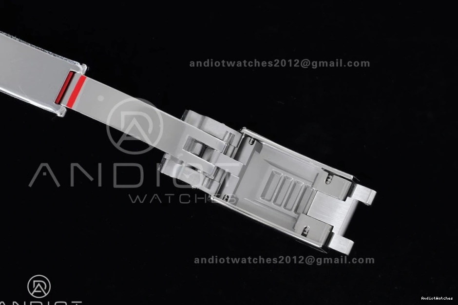 Best 813 Oysterflex V2 Stick 1:1 Daytona Strap Edition 126519 Dial on (Weighted) VSF Silver VS4131 Black Stretchable 0227